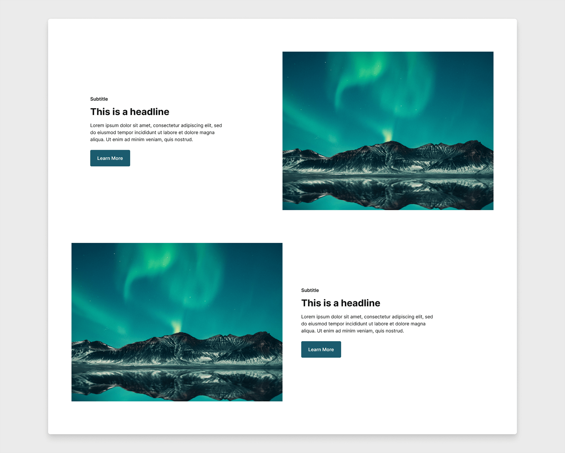 Responsive Layout - screen-lg