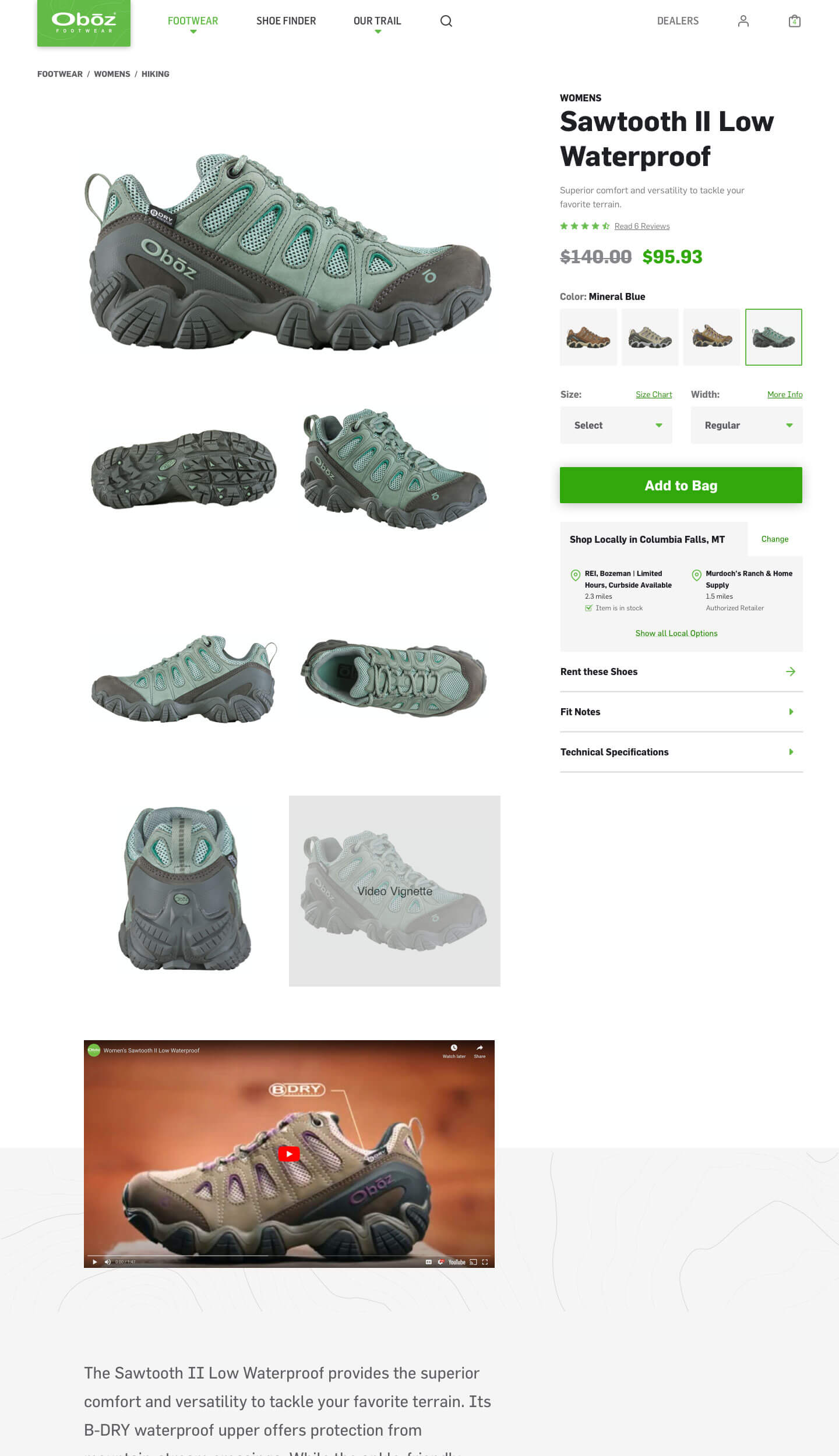 Mobile Product Details